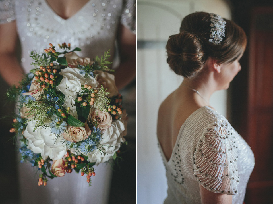 Eliza Jane Howell Glamour for a Cornish Wedding by the Sea. Photography by Helen Lisk.