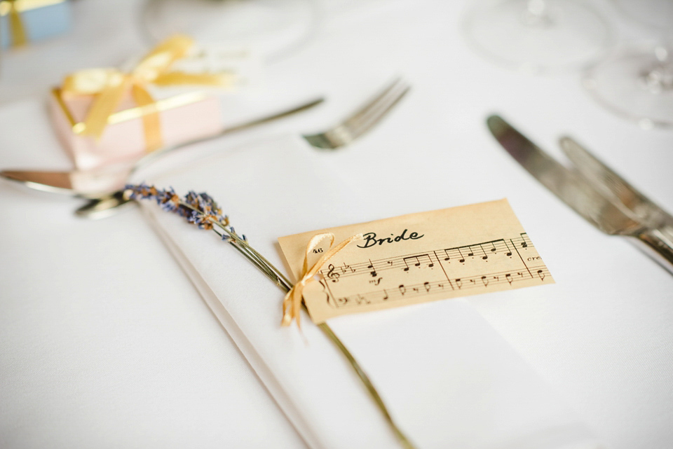 Green wedding shoes and a Jesus Peiro gown for this elegant wedding held at Fetcham Park in Surrey. Photography by Sophie Duckworth.