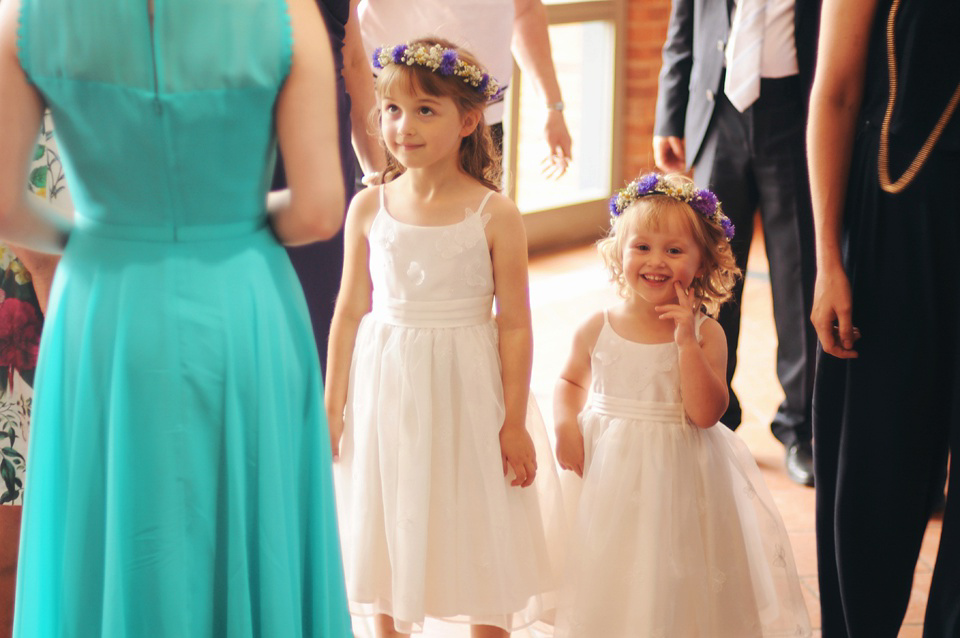 Handmade Rings, Wildflowers and a Yoana Baraschi Gown. Photography by Ella Ruth.