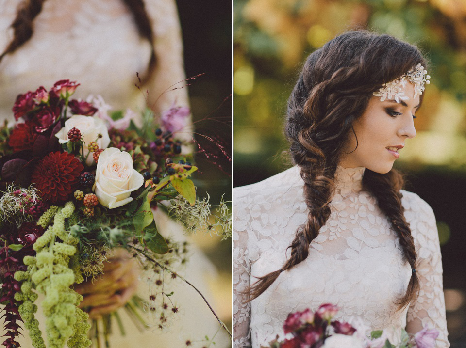 Autumn Country House Wedding Inspiration. Stationery, styling and concept by Lizzy May Design, photography by Chris Scuffins.