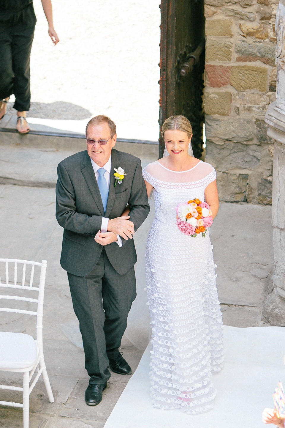 Temperley Elegance and Black Tie for a Fun-filled and Colourful Italian Wedding. Photography by Kylee Yee.