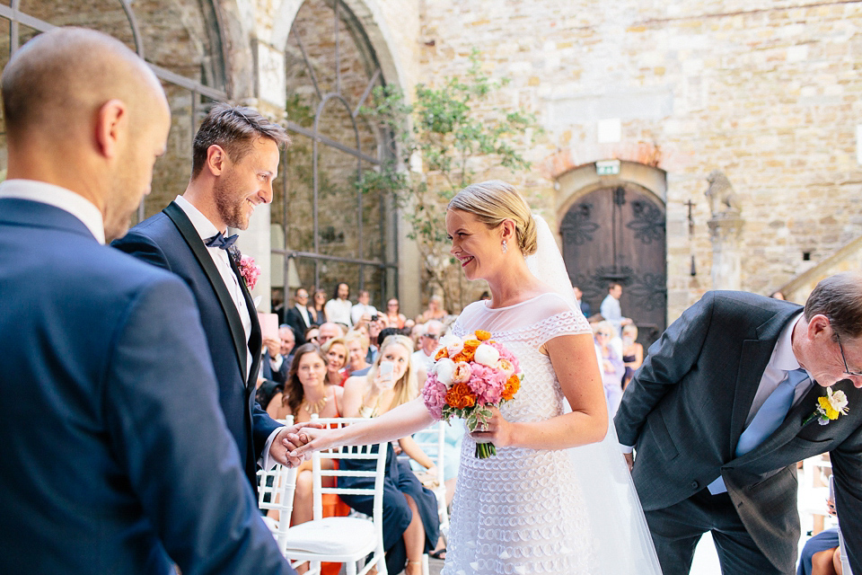 Temperley Elegance and Black Tie for a Fun-filled and Colourful Italian Wedding. Photography by Kylee Yee.