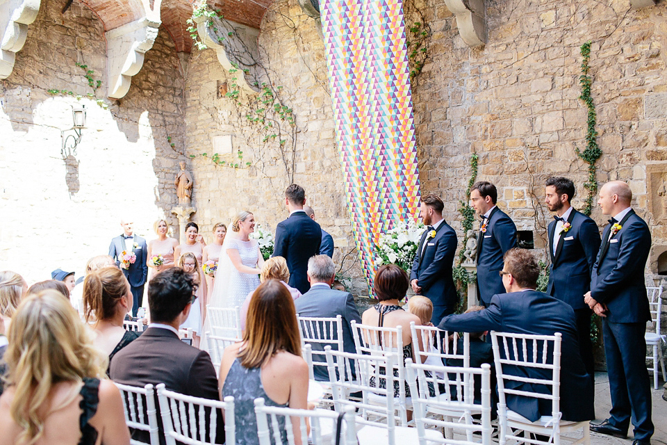 Temperley Elegance and Black Tie for a Fun-filled and Colourful Italian Wedding. Photography by Kylee Yee.