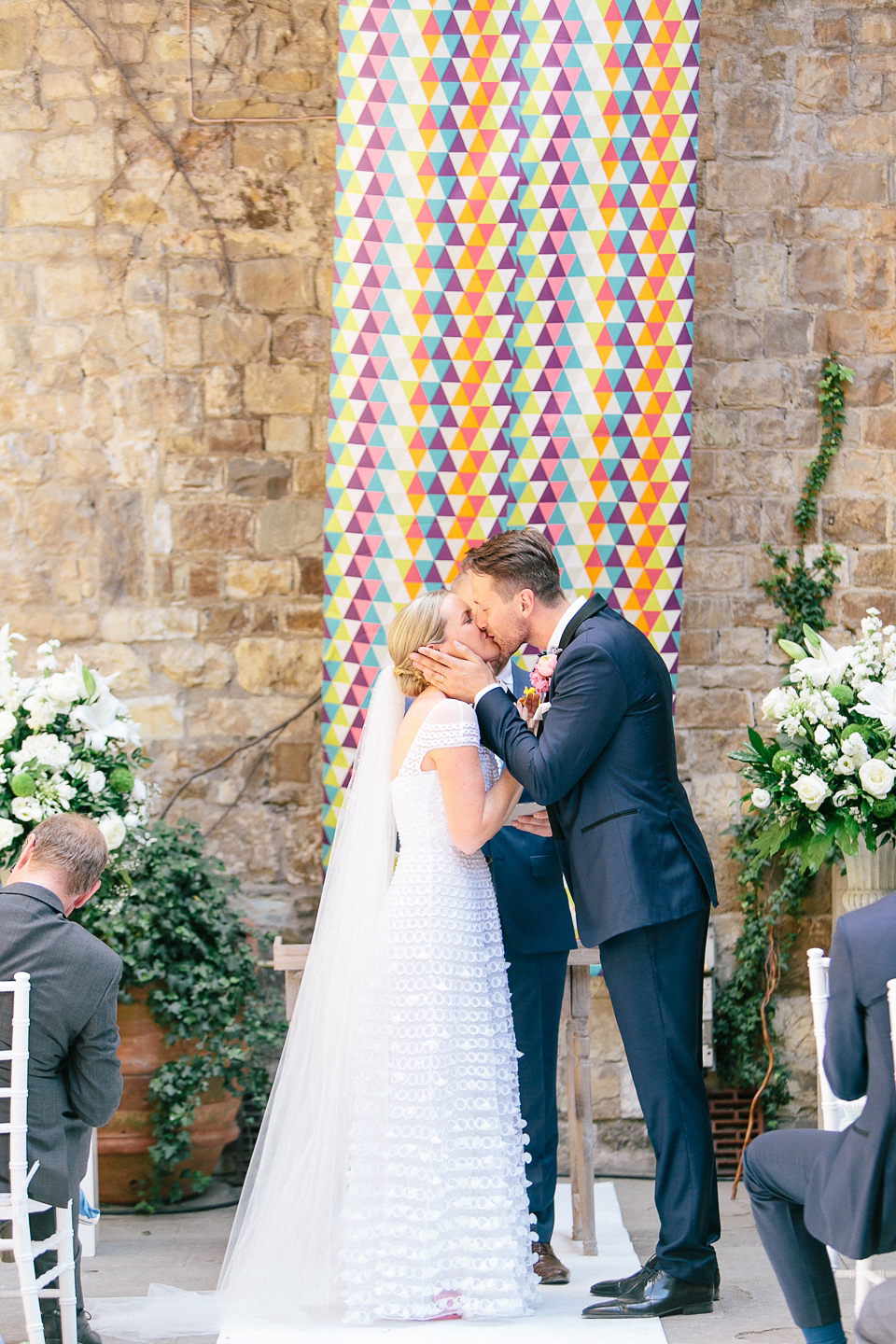 Temperley Elegance and Black Tie for a Fun-filled and Colourful Italian Wedding. Photography by Kylee Yee.