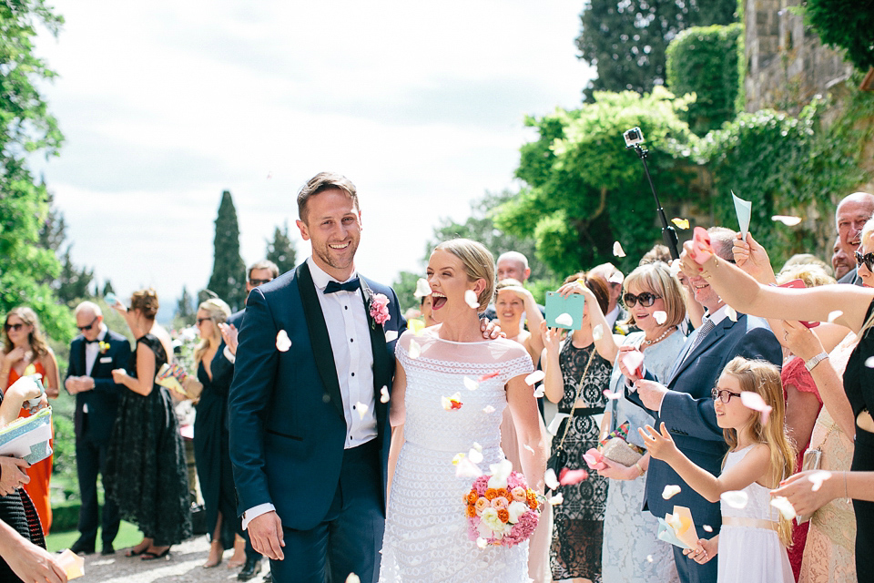 Temperley Elegance and Black Tie for a Fun-filled and Colourful Italian Wedding. Photography by Kylee Yee.