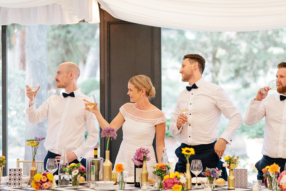 Temperley Elegance and Black Tie for a Fun-filled and Colourful Italian Wedding. Photography by Kylee Yee.