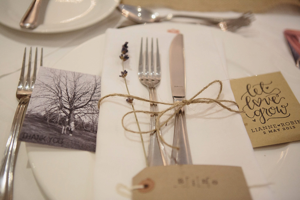 A 50's Inspired Polka Dot Gown and Sweet Floral Crown. This lovely wedding in Scotland was photographed by Mirrorbox.