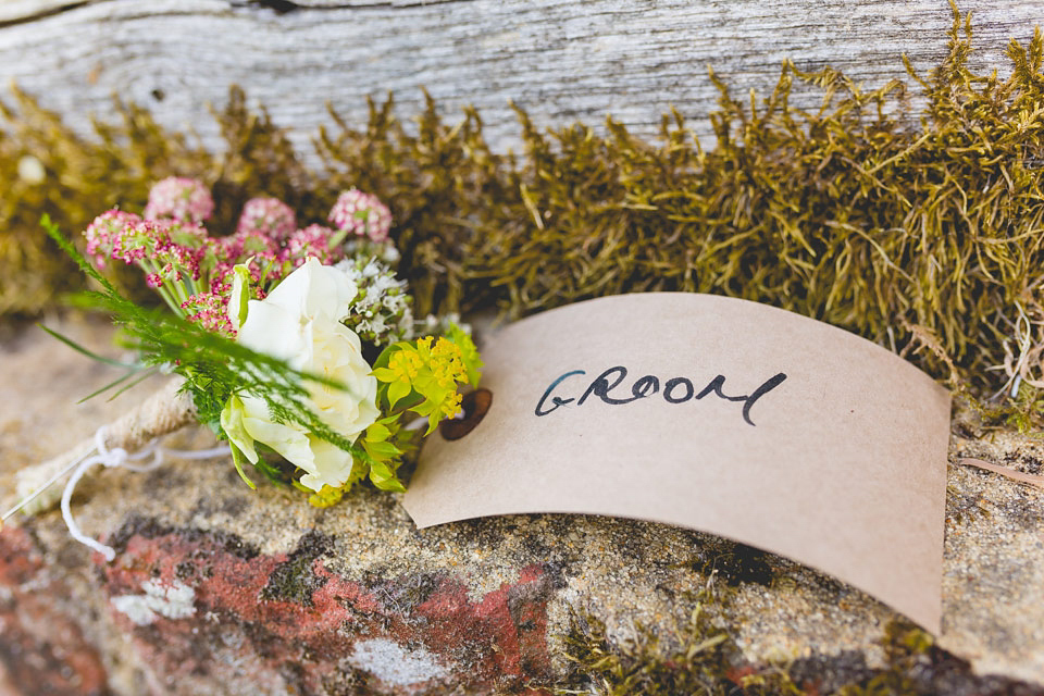 A Laure de Sagazan Gown for a Homespun and Festival Inspired Yurt Wedding. Photography by ELS Design.