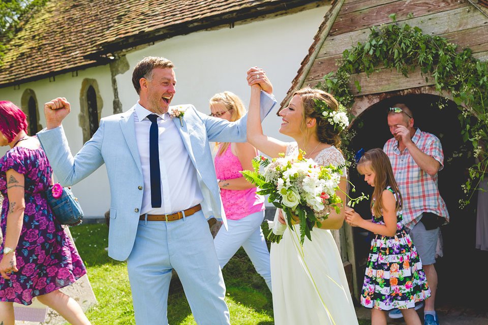 A Laure de Sagazan Gown for a Homespun and Festival Inspired Yurt Wedding. Photography by ELS Design.