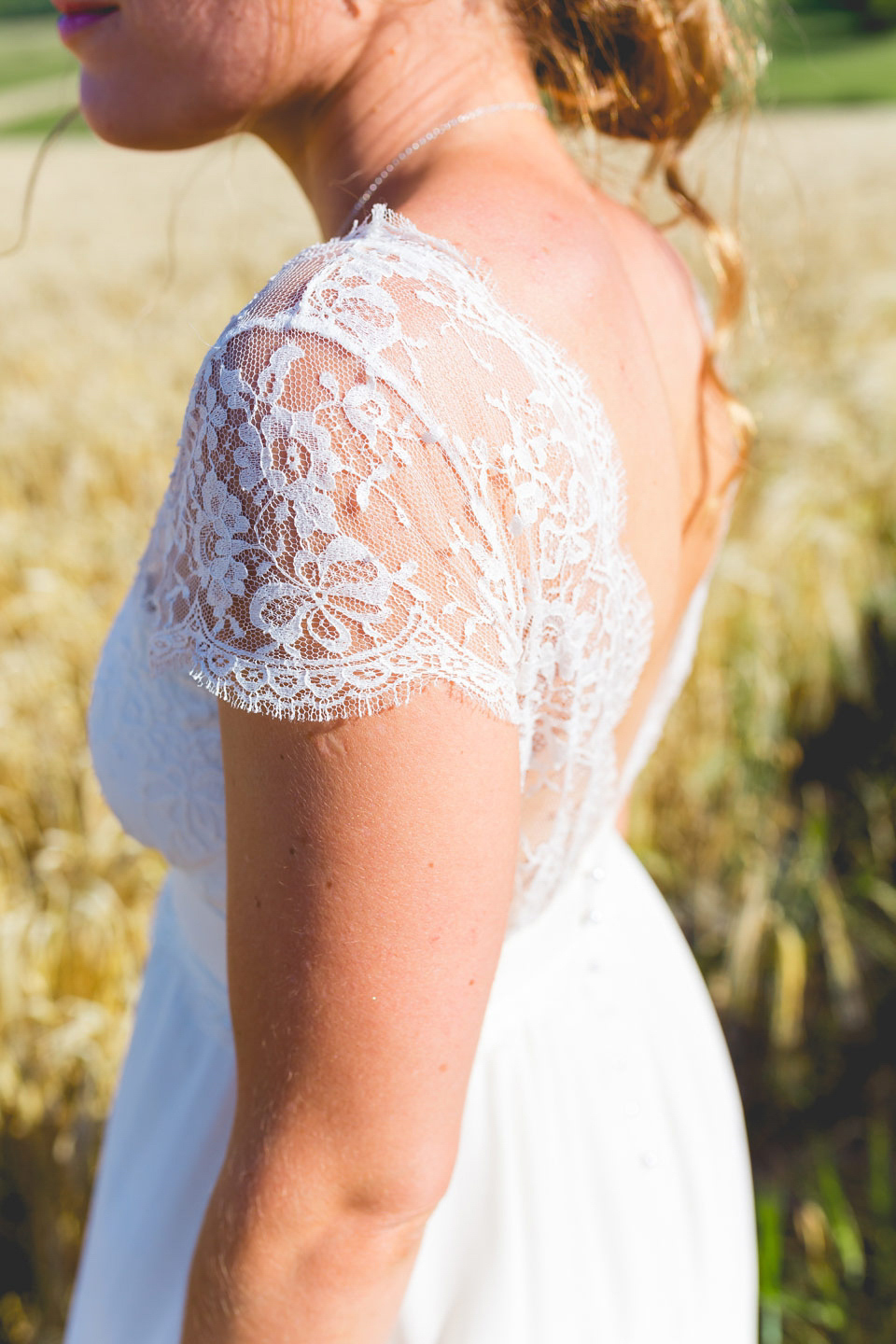 A Laure de Sagazan Gown for a Homespun and Festival Inspired Yurt Wedding. Photography by ELS Design.