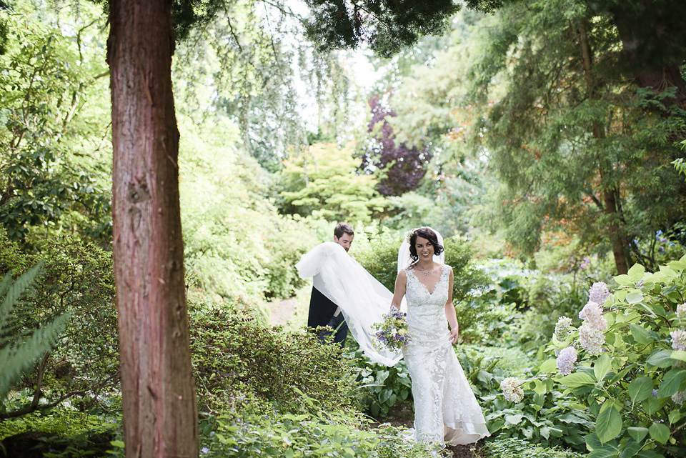 A handmade and rustic, French garden party inspired wedding. Photography by Julie Michaelsen.