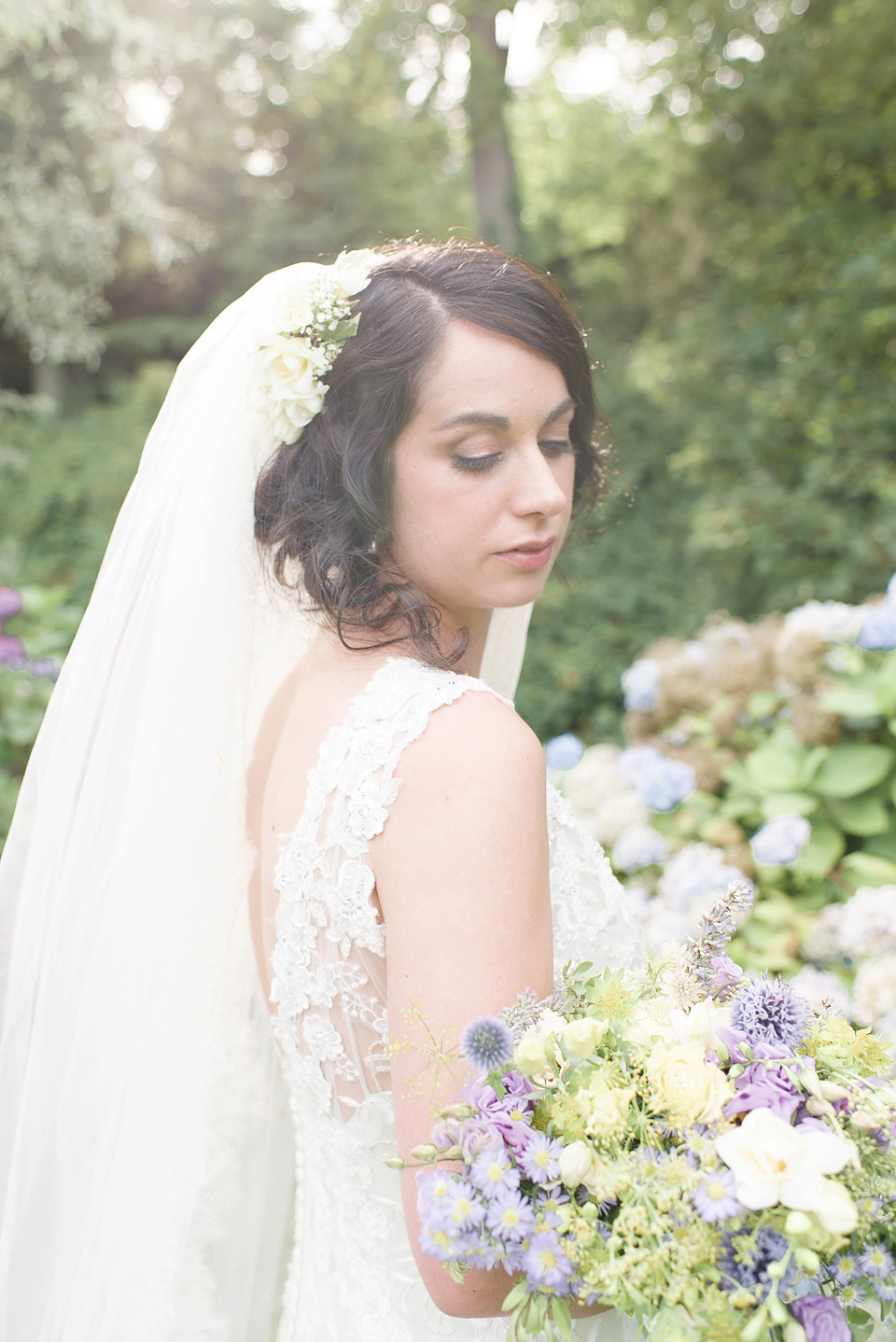 A handmade and rustic, French garden party inspired wedding. Photography by Julie Michaelsen.