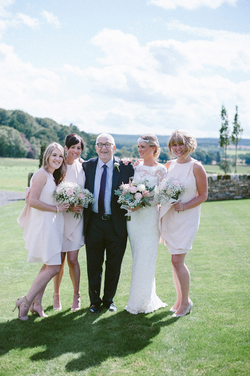 Lucy and James married at Healey Barn in Northumberland. Photography by Little Miss Boyco.