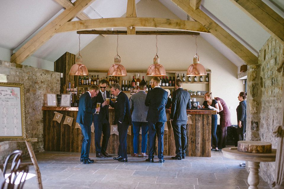 Lucy and James married at Healey Barn in Northumberland. Photography by Little Miss Boyco.