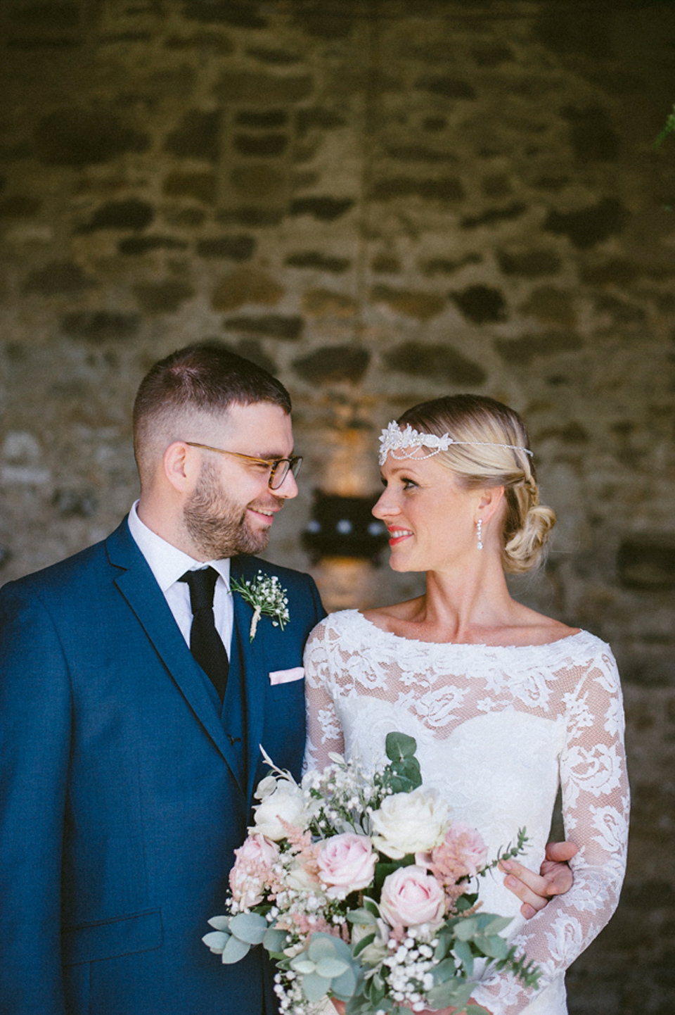 Lucy and James married at Healey Barn in Northumberland. Photography by Little Miss Boyco.