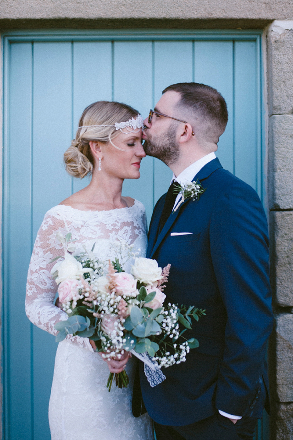 Lucy and James married at Healey Barn in Northumberland. Photography by Little Miss Boyco.