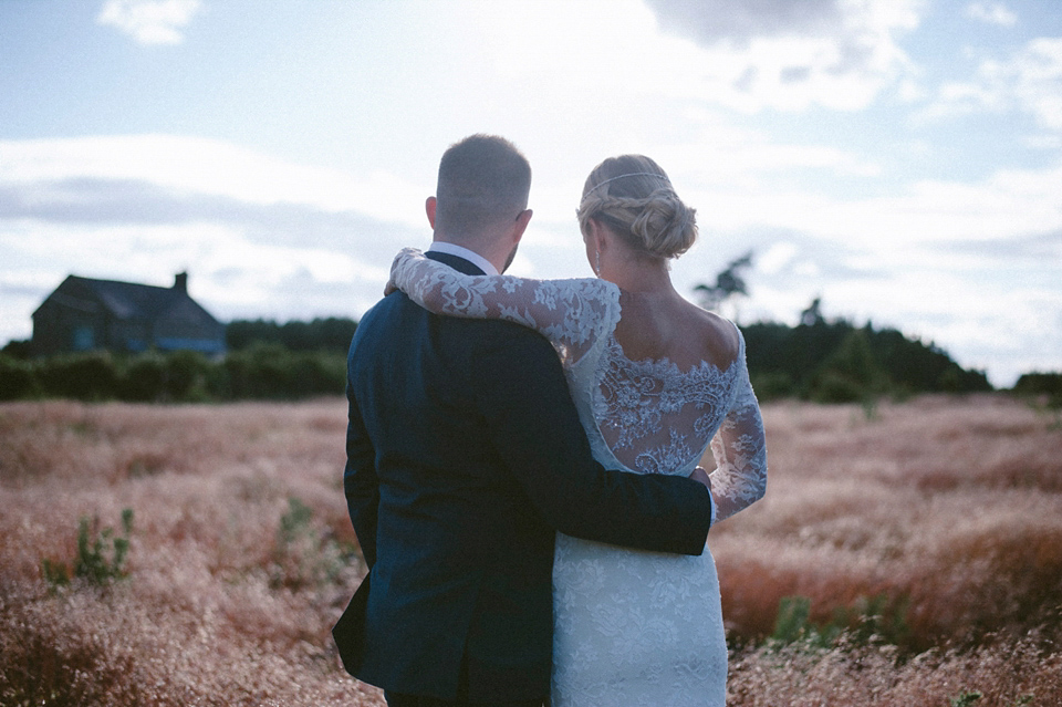 Lucy and James married at Healey Barn in Northumberland. Photography by Little Miss Boyco.