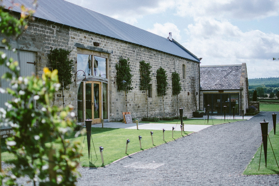 Lucy and James married at Healey Barn in Northumberland. Photography by Little Miss Boyco.