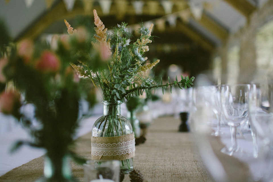 Lucy and James married at Healey Barn in Northumberland. Photography by Little Miss Boyco.