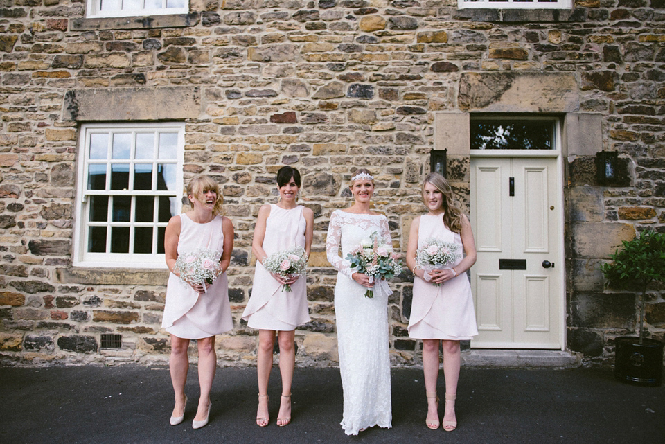 Lucy and James married at Healey Barn in Northumberland. Photography by Little Miss Boyco.