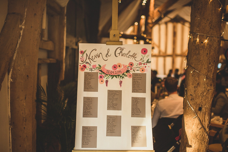 Bride Charlotte wore La Sposa for her elegant, relaxed and romantic South Farm garden wedding. Photography by Matt Penberthy.