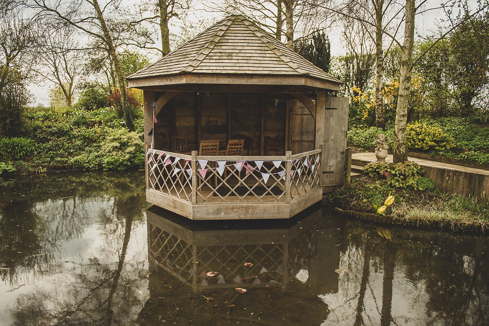 Bride Charlotte wore La Sposa for her elegant, relaxed and romantic South Farm garden wedding. Photography by Matt Penberthy.