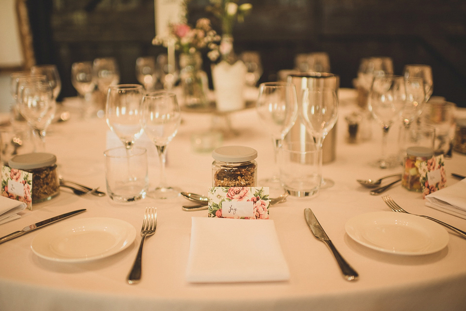 Bride Charlotte wore La Sposa for her elegant, relaxed and romantic South Farm garden wedding. Photography by Matt Penberthy.