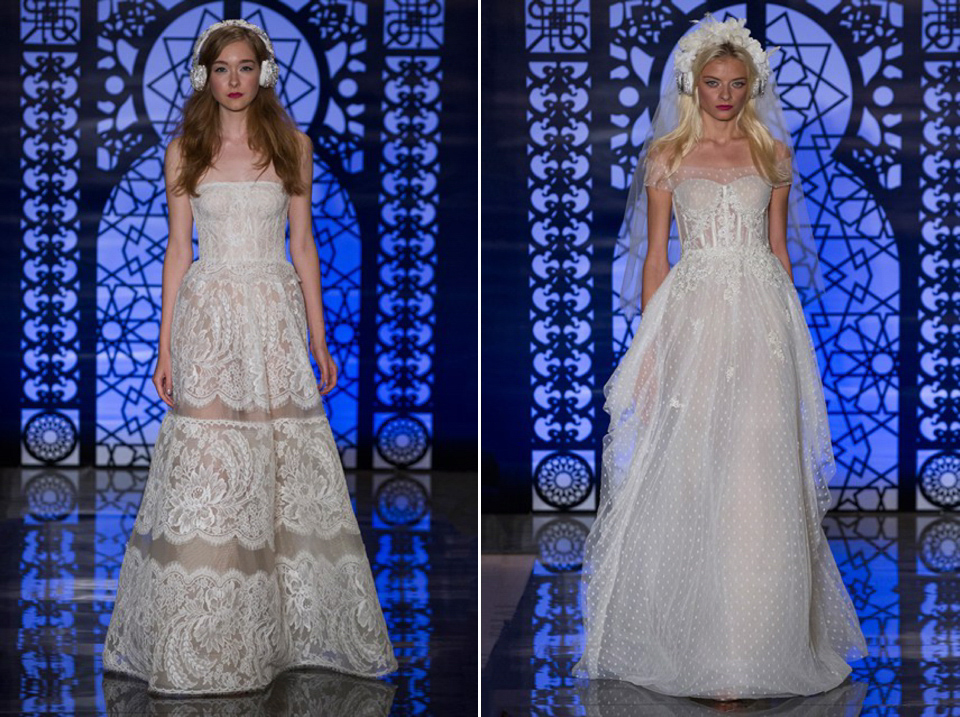 Lingerie inspired gowns - bridal fashion predictions for 2016