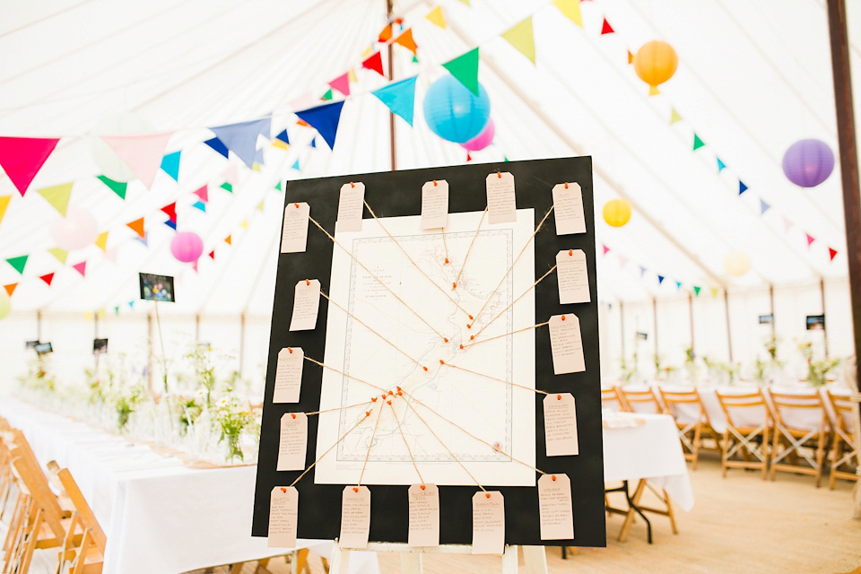 An Heirloom Veil for a Colourful, Homespun, Country Garden Wedding. Photography by Luvvy Hukins.