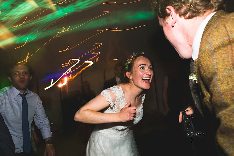 An Heirloom Veil for a Colourful, Homespun, Country Garden Wedding. Photography by Luvvy Hukins.