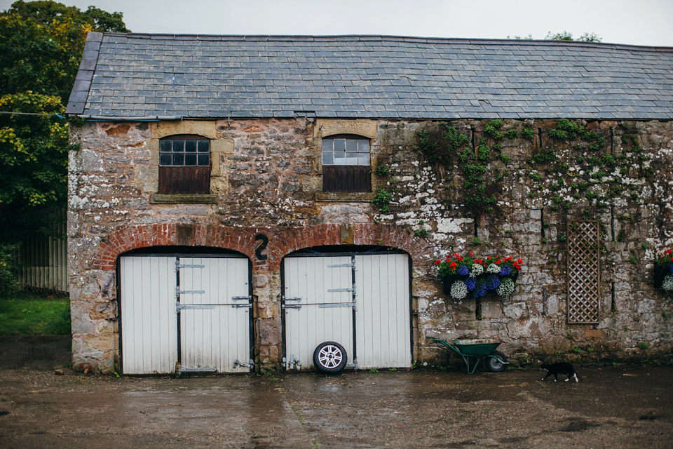 A Phase Eight Dress for a Good Life Festival Wedding in Wales. Images by Green Antlers Photography.