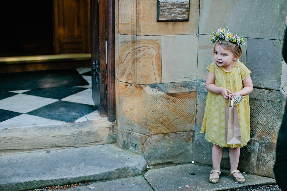 A Phase Eight Dress for a Good Life Festival Wedding in Wales. Images by Green Antlers Photography.