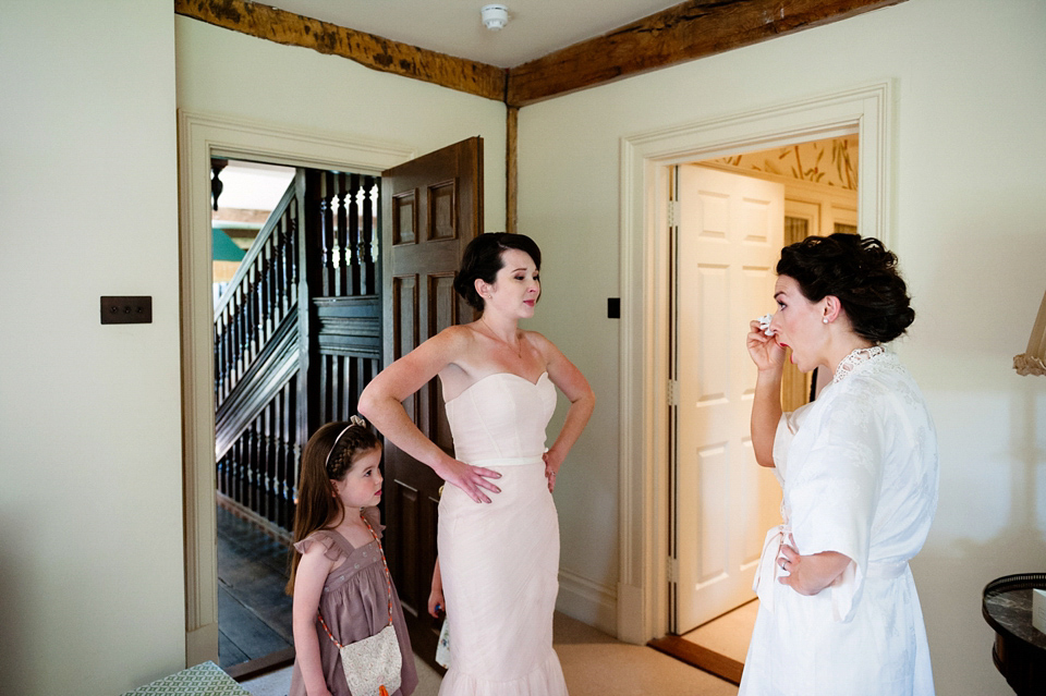 A Grace Kelly Inspired Gown for an English Country House Wedding Filled with Beautiful Blooms. Images by Babb Photo.