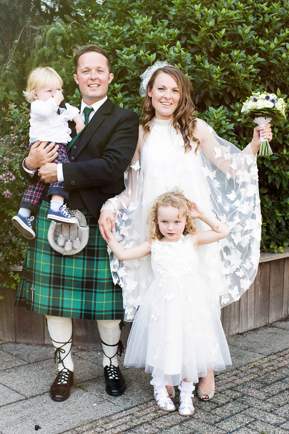 A Kaviar Gauche Butterfly Gown for a Boat Wedding in Amsterdam, photogrpahy by Taran Wilkhu.