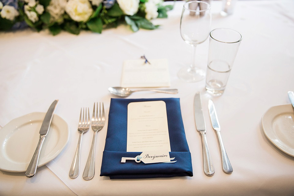 Bride Meg wears Eden by Jenny Packham for her 1920s and Great Gatsby inspired wedding at the Woodlands Hotel in Leeds. Photography by Cat Hepple.