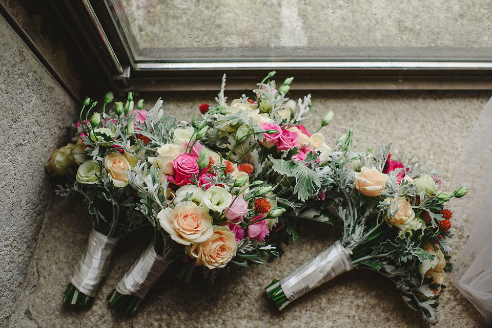  A Suzanne Neville Gown and Pretty, Floral Crown for a Travel Inspired Wedding in Portugal