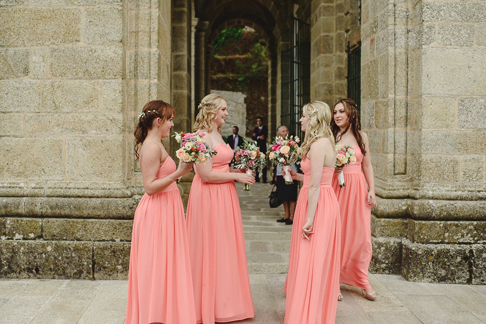  A Suzanne Neville Gown and Pretty, Floral Crown for a Travel Inspired Wedding in Portugal