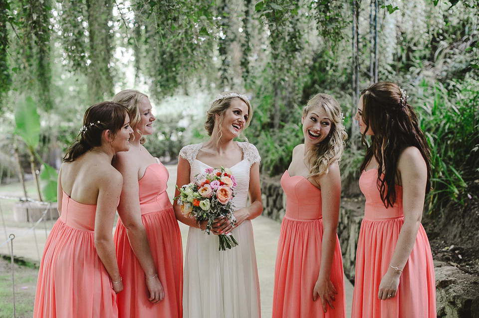  A Suzanne Neville Gown and Pretty, Floral Crown for a Travel Inspired Wedding in Portugal