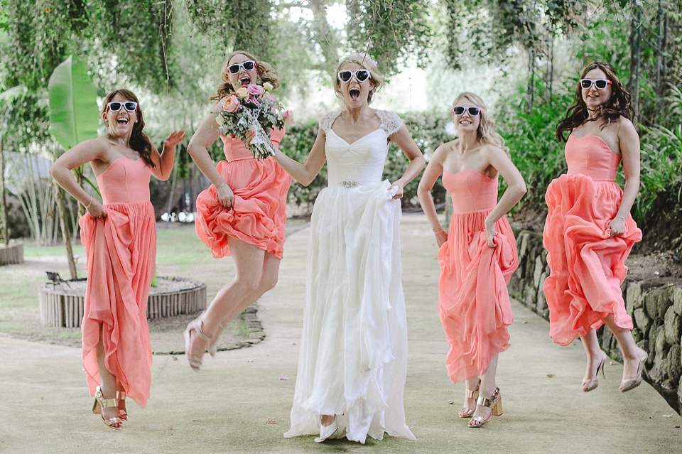  A Suzanne Neville Gown and Pretty, Floral Crown for a Travel Inspired Wedding in Portugal