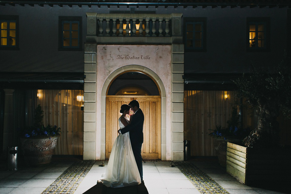 A Pronovias gown for a pastel colour Japanese garden wedding. Images by Peppermint Love Photography