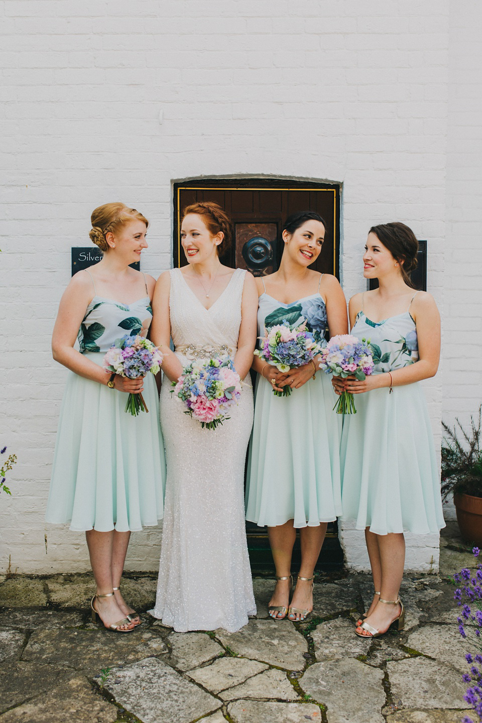 Rachel Gilbert Glamour For An Australian Inspired English Garden Wedding. Images by Peppermint Love Photography.