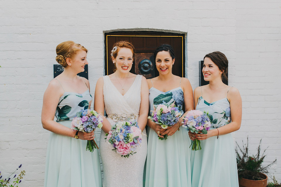 Rachel Gilbert Glamour For An Australian Inspired English Garden Wedding. Images by Peppermint Love Photography.