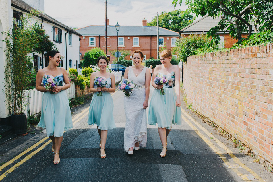 Rachel Gilbert Glamour For An Australian Inspired English Garden Wedding. Images by Peppermint Love Photography.