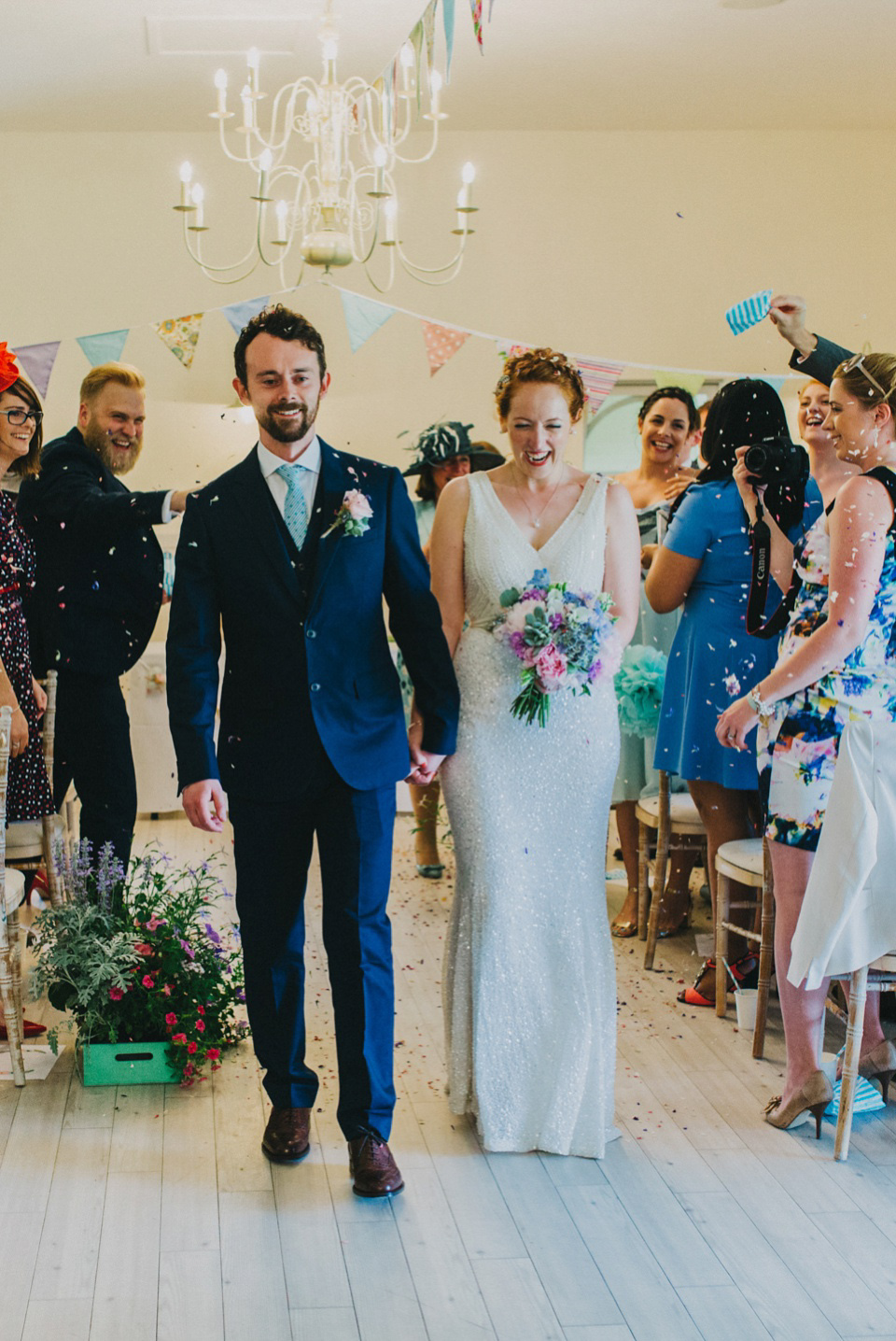 Rachel Gilbert Glamour For An Australian Inspired English Garden Wedding. Images by Peppermint Love Photography.