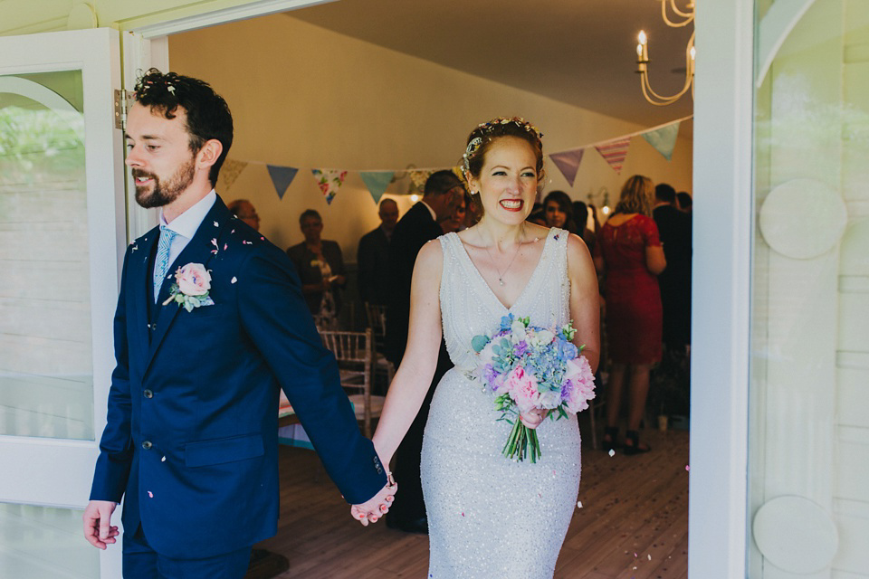 Rachel Gilbert Glamour For An Australian Inspired English Garden Wedding. Images by Peppermint Love Photography.