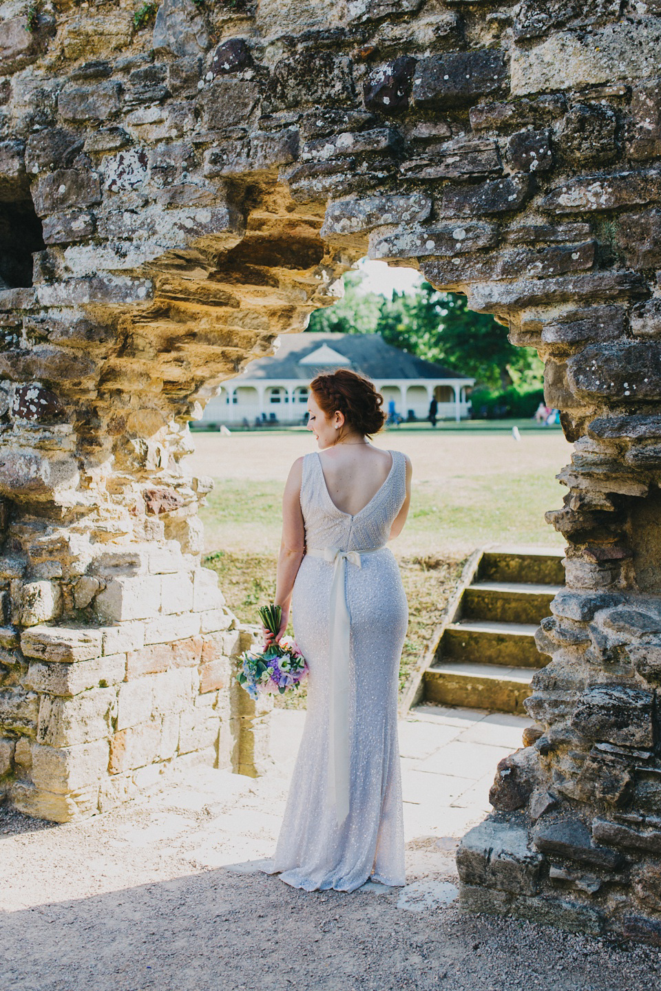 Rachel Gilbert Glamour For An Australian Inspired English Garden Wedding. Images by Peppermint Love Photography.