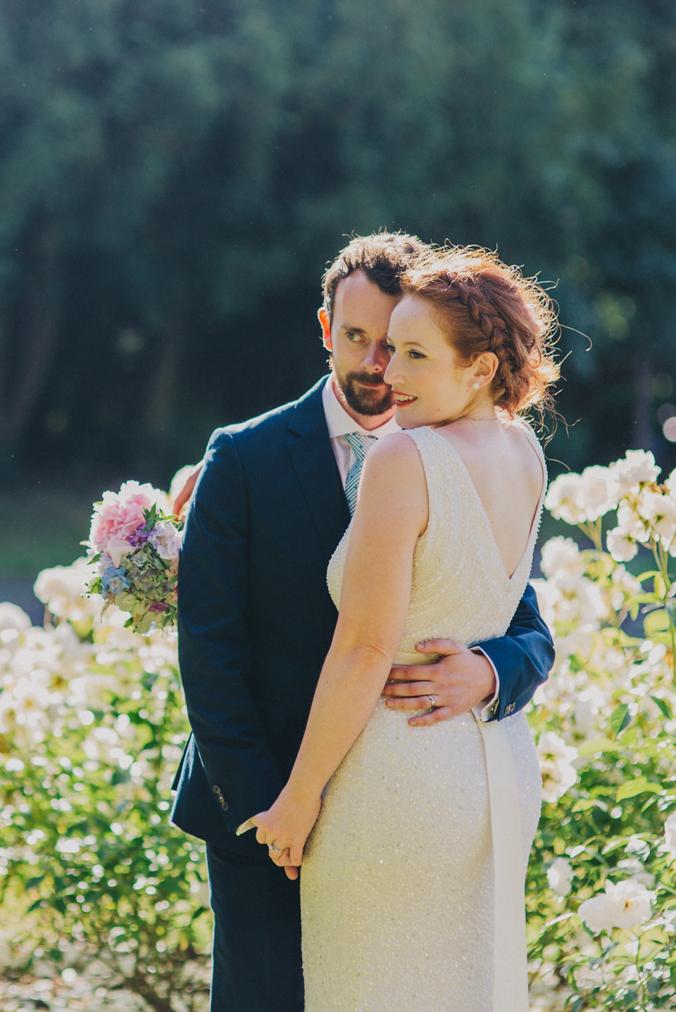 Rachel Gilbert Glamour For An Australian Inspired English Garden Wedding. Images by Peppermint Love Photography.