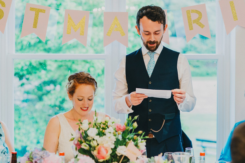 Rachel Gilbert Glamour For An Australian Inspired English Garden Wedding. Images by Peppermint Love Photography.