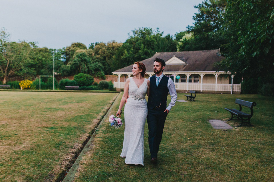 Rachel Gilbert Glamour For An Australian Inspired English Garden Wedding. Images by Peppermint Love Photography.