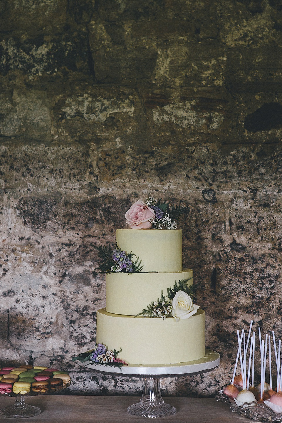 The bride wears Essense of Australia for her rustic wedding at Healey Barn, Northumberland. Photography by The Twins.